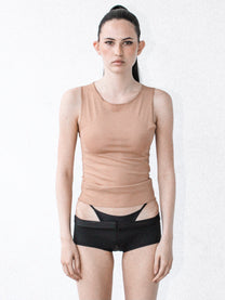 NOIR NUDE TOP