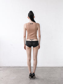 NOIR NUDE TOP